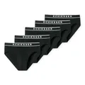 Schiesser Herren 5 PACK Slips Unterwäsche mit Webgummibund Bio-Baumwolle - 95/5 Organic