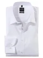 Herren Langarm Hemd "Level Five Body Fit" Weiss Gr.38