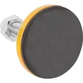 Gelenkfuß Ø 80 mm, M16 x 200, Form B, gelb lackiert