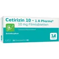 Cetirizin 10 - 1 A Pharma® Filmtabletten