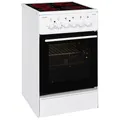 Exquisit Elektro-Standherd "ECM 8-4.1 BZ", 47 l, 4 Kochfelder - weiss