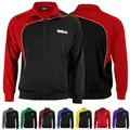 OMKA Trainingsjacke OK201J OMKA Optima Herren Trainingjacke rot|schwarz 2XL
