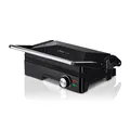 Ufesa Teide Tischgrill Elektrisch, Elektrogrill für Balkon, Barbecue Indoor, 180º Öffnung, Antihaftbeschichtung Edelstahl, 1600W, Temperaturkontrolle, Platte+Abtropfschale spülmaschinenfest