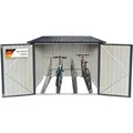 Albatros Premium Fahrradgarage Verzinktes Metall in Anthrazit RAL 7016  203x198x162cm