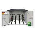 Albatros Fahrradgarage, Anthrazit, Metall, 192x162x220 cm, Aufbewahrung & Schutzhüllen, Fahrradgaragen
