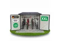 Albatros International Gerätehaus Premium Fahrradgarage wetterfest Fahrrad Garage, abschließbar, BxT: 203x229 cm, (203x229x162cm), verzinktes Metall in Anthrazit (RAL 7016) für bis zu 4 Fahrräder