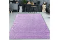 TeppichHome24 Teppich Hochflor-Teppich in Flieder, rechteckig, Höhe: 30 mm