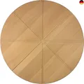 EFO Pizzateller Holz 35 cm | Pizzabrett groß aus langlebigem Buchenholz |