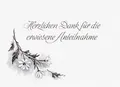 Trauer – Beileid - Danksagung - 5 Karten – 5 Umschläge – im Format 10,5 x 14,5 c