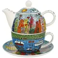 Goebel Tasse James Rizzi, Spülmaschinengeeignet bunt