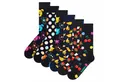 Happy Socks Kurzsocken Unisex Socken 6er Pack Baumwolle (Packung, 6er Pack)