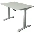 Kerkmann Move4 Elektronisch Höhenverstellbar Sitz-Stehschreibtisch Hellgrau T-Fuß 1.200 (B) x 800 (T) x 1.290 (H) mm Holz, Metall