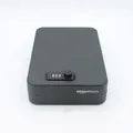 Amazon Basics Große tragbare Sicherheitskassette, Kombinationsschloss, XXL, schw
