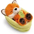 Großhandel GmbH - Ware Kuscheltier Fuchs mit Blatt im grünen Körbchen NICI GREEN 1 - Orange