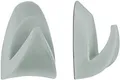MAUL Neodym-Magnet mit Kleiderhaken, Haftkraft: 6 kg, grau Maße: 34 x 24 mm, hohe Haftkraft, matte Oberfläche, - 1 Stück (6155482)