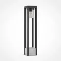 Lucande Außenleuchte Kalisa 9619298 Spritzwassergeschützt Modern in Alu aus Aluminium 1-flammig E27