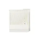 Metrox 10140 Flachverdunster ohne Wasserstandsanzeiger für Räume bis 25 m³ 750 ml, 27 x 31 cm schlagfester Polystrol, weiß