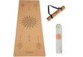 DIVASYA Yogamatte Yogamatte Kork, viele Yoga-Designs, inkl. Hülle & Tragegurt