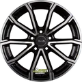 2x Mak DaVinci black mirror 7.5x18 ET40 - LK5/114.3 ML66.1 Felge Alu
