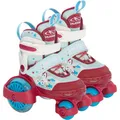Rollschuh My First Quad LED Gr. 30-33, Rollschuhe rot/hellblau, mit LED-Beleuchtung