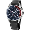 Jacques Lemans 1-2091B Liverpool Chronograph Herrenuhr 43mm 20ATM - Silber