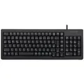 Cherry XS Complete G84-5200 Kompakt Tastatur Keyboard PS/2 + USB schwarz deutsch