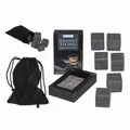 Kühlsteine 6er Pack Whiskey Stones Eiswürfel in Säckchen Speckstein Würfel