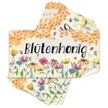 Logbuch-Verlag 25 Blütenhonig Aufkleber selbstklebende Etiketten für Honiggläser Blüten Honig Sticker für Imker 10 x 5 cm