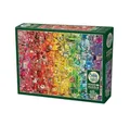 BrainBox Puzzle Farbiger Regenbogen 1000 Teile, 1000 Puzzleteile