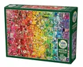 Cobble Hill Puzzle 1000 Teile "alle Farben des Regenbogens" 49x68cm