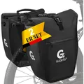 Reflektierende Fahrradtaschen 2er Set 64L für sicheren Transport beim Radfahren