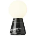 CARRARA - schwarze Marmor Tischleuchte 13 cm