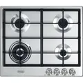 De'Longhi NSL 460 X Silber Einbau-Gasherd, 60 cm, 4 Brenner - Silber