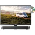 Gelhard GTV2256 + Soundbar LED Smart TV mit DVD und Bluetooth DVB-S2/C/T2 für 12V u. 230Volt WLAN - Schwarz