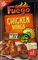 Fuego - Chicken Wing Seasoning Mix | Würzmischung zum Marinieren von Hähnchenflügeln | Für 2 Portionen | Vegan, ohne Geschmacksverstärker | 30 g im Beutel