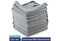 ELEXACLEAN Universal Reinigungstücher Mikrofasertuch (80% Polyester, 20% Polyamid (Mikrofaser), 30x30 cm, Set, 12-tlg., 30x30 cm, fusselfrei, streifenfrei, saugfähig)
