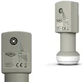 XORO SF 200 Twin - digitales Twin LNB mit integriertem SAT-Finder - ideal für Camping, schnelle und einfache Ausrichtung, Signalstärkeanzeige direkt am LNB