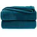 Wohndecke Premium Super Soft Flanell Kuscheldecke Sofadecke, heimtexland, super weich und flauschig, Allergiker geeignet, atmungsaktiv grün 150 cm x 200 cm