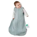 LaLoona Sommerschlafsack Mull, ärmellos - Leichter Baby Schlafsack ohne Ärmel für Sommer und Frühling, 0.5 TOG, 100% Baumwolle, ÖkoTex Standard 100 - Mint - 110 cm