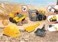 Dickie Toys Spiel DICKIE TOYS Volvo Baustellenset - 4-teiliges Spielset mit Helm für kle