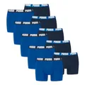 PUMA Herren Boxer Boxershorts Shorts Unterhosen Comfort Stretch 10er Pack, Wäschegröße:L, Artikel:-005 True Blue