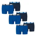 PUMA Herren Boxer Boxershorts Shorts Unterhosen Comfort Stretch 6er Pack, Wäschegröße:L, Artikel:-005 True Blue