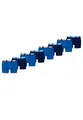 PUMA Boxer Boxershorts Men Herren Everyday Unterhose Unterwäsche 8er Pack, Farbe:003 - True Blue, Bekleidungsgröße:L