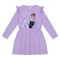 Disney Eiskönigin Mädchen Kleid, Anna und ELSA, Baumwolle, Prinzessinnen Kleid, Offizieller Frozen-Merchandise Artikel (DE/NL/SE/PL, Numerisch, 104, Regular, Flieder)