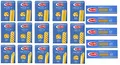 TESTPAKET Barilla italienisch Pasta ( 20 x 500g ) 4 Arten von Nudeln Penne Rigate - Fusilli - Spaghetti - Tortiglioni