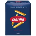 Barilla Penne Rigate Nummer 73 Pasta aus Hartweizengrieß 500g