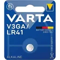 Varta V3GA LR41 LR736 392 1.5V Alkaline Knopfzelle - 1er Verpackung