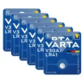 6x Varta V3GA AG3 LR41 LR736 392  1,5 V Knopfzellen Alkaline Uhren Batterien