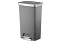 Crazystock selected Eco Hana Edelstahl-Graue Mülleimer 45 Lt, Deckel