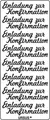 Ursus - Ludwig Bähr Etiketten Kreativsticker 10x23cm Motiv 83 VE=5 Stück gold.